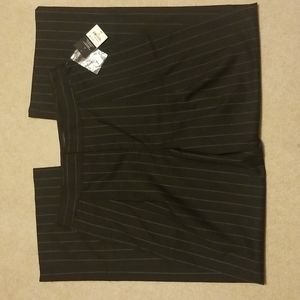 Project Runway pinstripe wide leg pant size 10 NWT